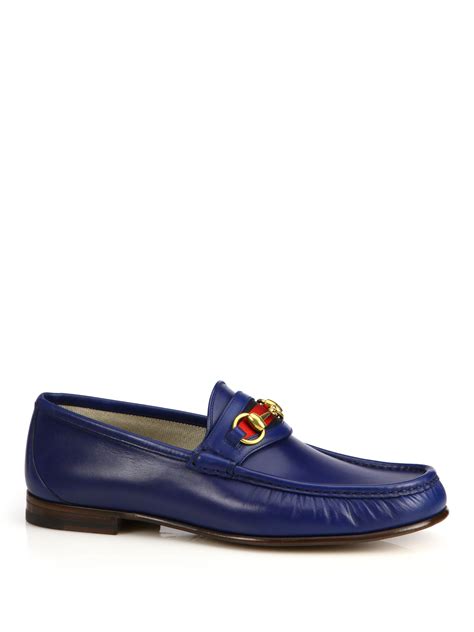 gucci loafers mens blue|gucci loafer lowest price.